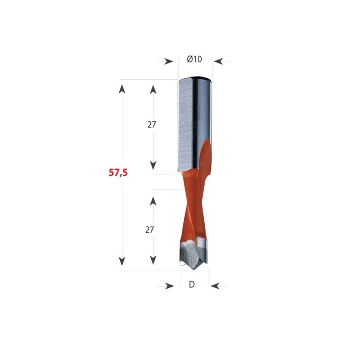 CMT VRTÁK KOLÍKOVACÍ XTREME CMT310 D5 / 27MM S10 / 27 L57,5 P C31005041