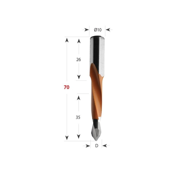 CMT VRTÁK KOLÍKOVACÍ XTREME CMT314 D5 / 35MM S10 / 26 L70 P C31405041