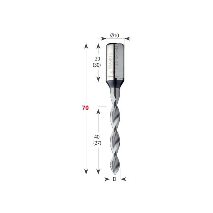 CMT VRTÁK KOLÍKOVACÍ XTREME CMT314 D8 / 40MM S10 / 20,5 L70 P