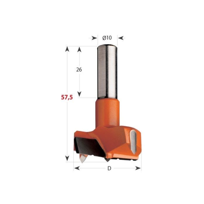 CMT HRČOVNÍK PRE KOLÍKOVAČKY CMT317 D35MM S10 / 26 L56,5 P C31735011