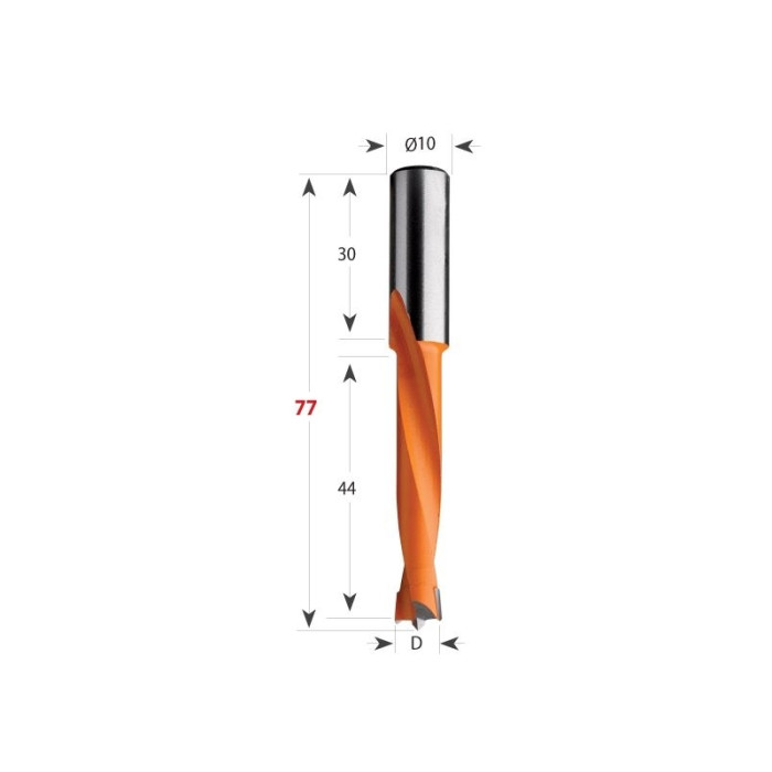 CMT VRTÁK KOLÍKOVACÍ CMT362 D5 / 44MM S10 / 30 L77 P C36205011