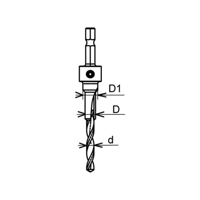 CMT VRTÁK NA KONFIRMÁTY IGM FACHMANN M394 d3,5 D / 5MM D1 / 7 M394-05001