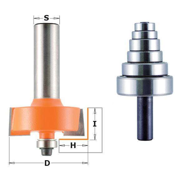 CMT FRÉZA NA POLODRÁŽKU HO12.7 D34,9 / 12,7MM S8 HM