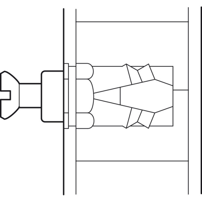 HÄFELE MATICA NARÁŽACIA M6 D8/11 L12 MOSADZ 039.00.061