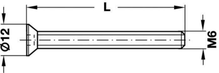 SKRUTKA NÁBYTKOVÁ, L70, M6, NIZH, 264.70.770