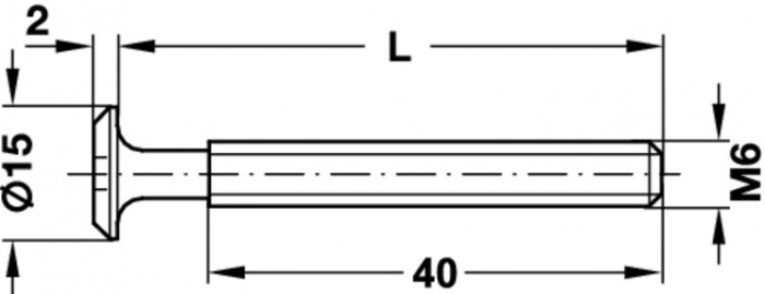 SKRUTKA NÁBYTKOVÁ, L60, M6, NIVH, 264.71.760