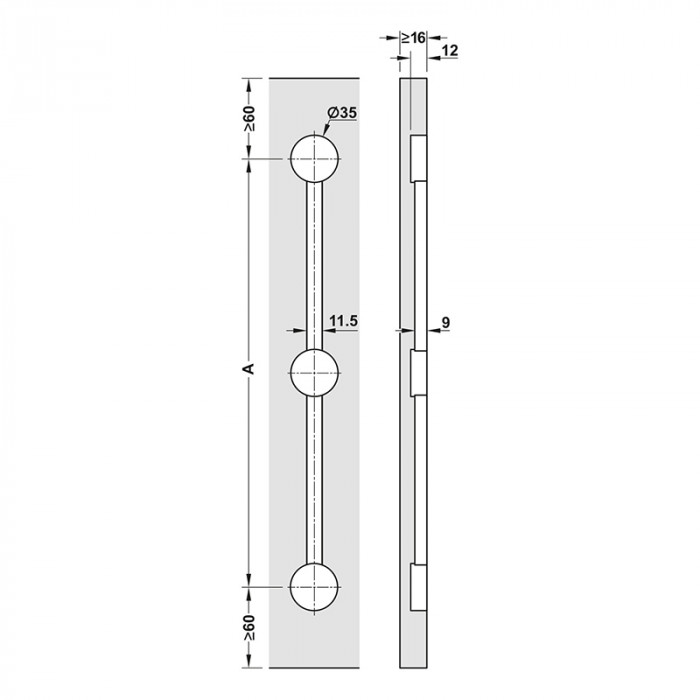 VYROVNÁVACIE KOVANIE, PLANOFIT, 2400MM, BIELE, 407.90.702