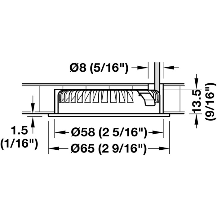 HÄFELE LED 3094 SVETLO STROP 24V 4000K ČIERNA 833.75.326