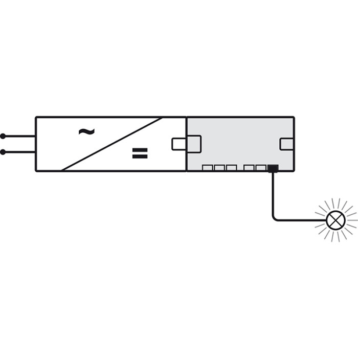 HÄFELE LED ROZBOČOVAČ 6 CESTNÝ BEZ SPÍNAČA 24V 120 W BOX TO BOX 833.77.832