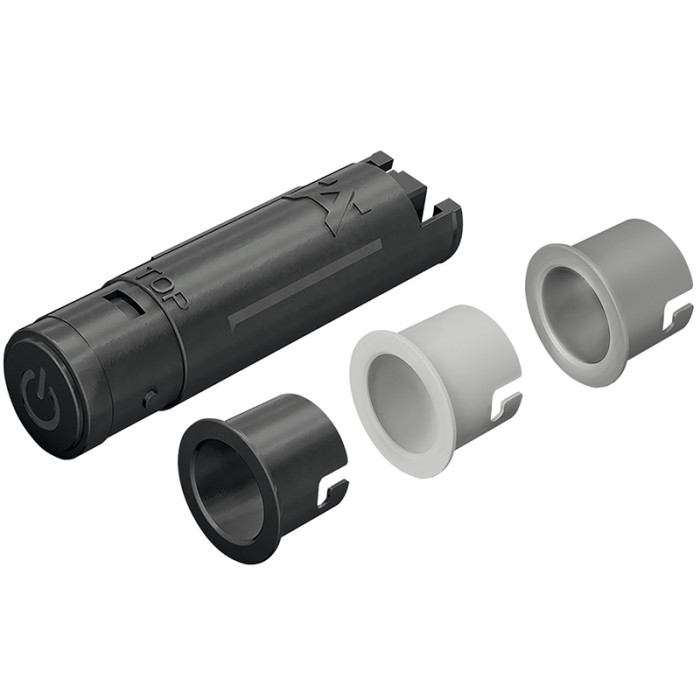 HÄFELE LED STMIEVAČ DOTYKOVÝ D12 L44.5MM ŠEDÁ + BIELA + ČIERNA  833.89.032