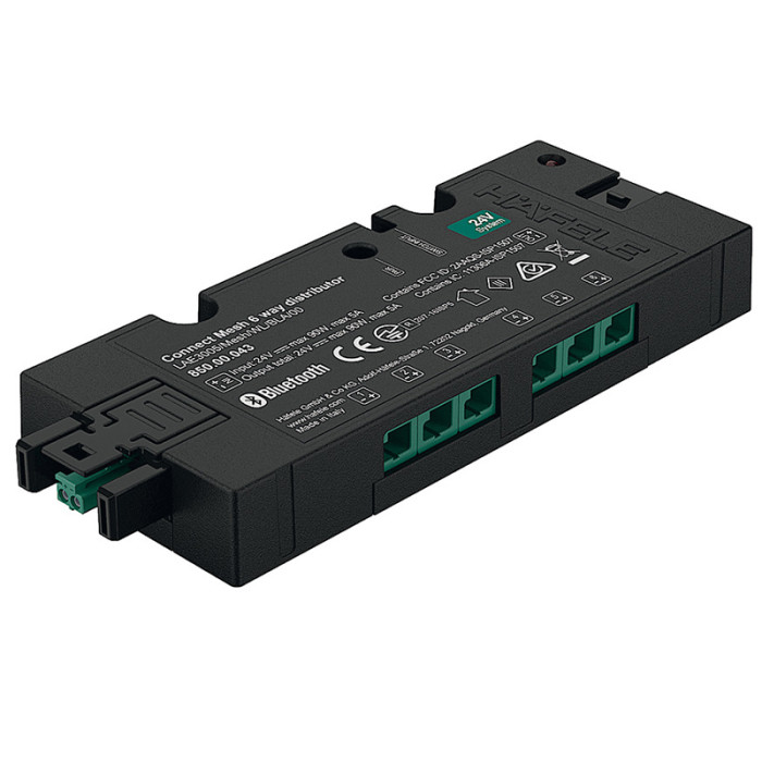 HÄFELE LED ROZBOČOVAČ CONNECT MESH 6-CESTNÝ SO SPÍNAČOM 24V 60W 850.00.043