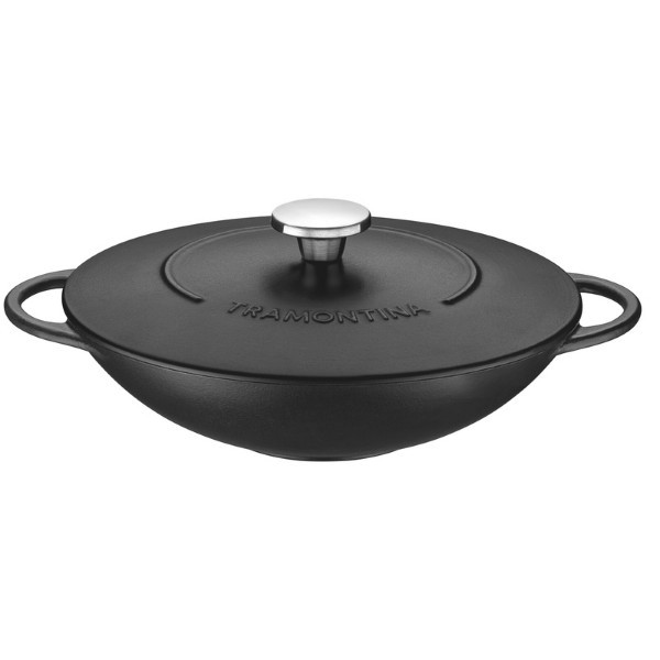 TRAMONTINA WOK S POKRIEVKOU LIATINA D 32CM 5L