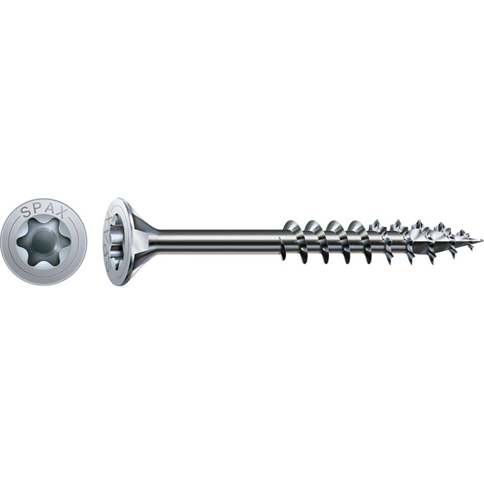 SPAX SKRUTKA UNIVERZÁL T20 4.0 - 50 - 32 ZAPUSTENÁ BIELY ZINOK