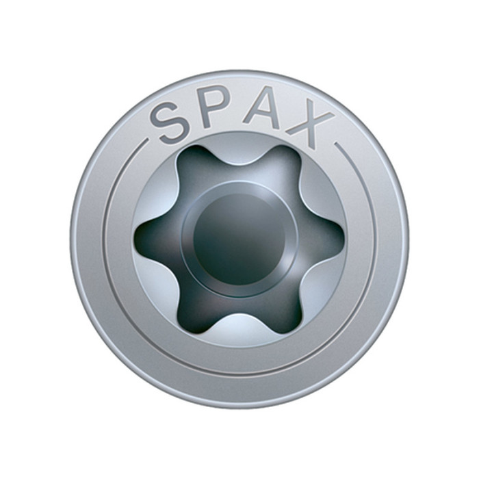 SPAX SKRUTKA UNIVERZÁL T30 6.0 - 100 ZAPUSTENÁ BIELY ZINOK