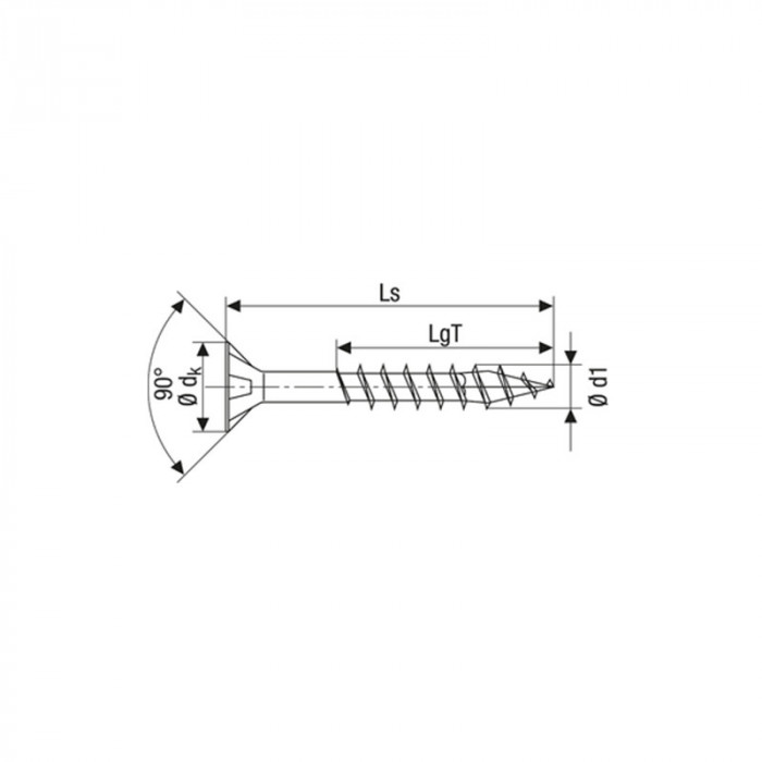 SKRUTKA UNIVERZÁL SPAX PZ3 6.0/140/68 ZAPUSTENÁ BIELY ZINOK-X