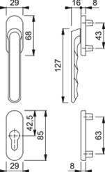 HP-ATLANTA / LUXEMBURG, OK.KĽUČKA-R, TER/NÍZK.1/2GAR,F4, BRONZ