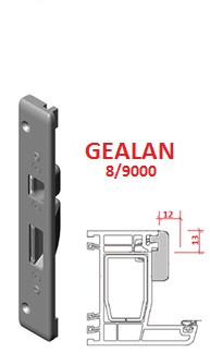 "KFV PROTIPLECH ""Q"" NA PLAST KOLÍK PLUS HÁK GEALAN ĽAVÝ 3625-328Q-31R"