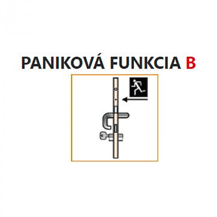 KFV-PANIKOVÉ KOVANIE,ZÁMOK EP960, F/16-45-92-9, B, B001