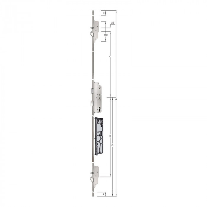 KFV-ZÁMOK, AUTOMAT, AS-3600Q, U6/24-35-92-8-B001