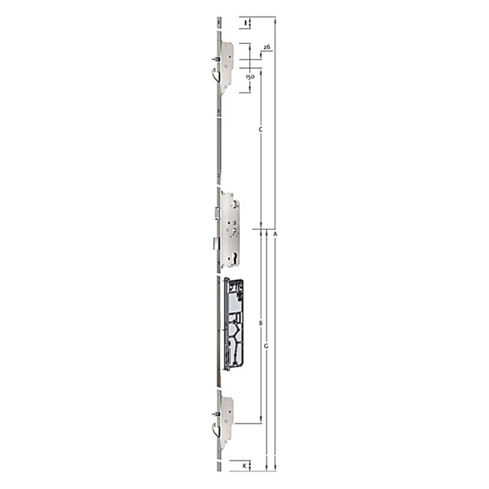 KFV-ZÁMOK, AUTOMAT, AS-3600Q, U16/24-45-92-10-B003