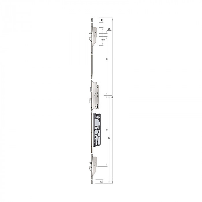 KFV ZÁMOK AUTOMAT AS-3600Q U10/30-65-92-1-B003