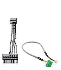 BIOMETRIKA, PRIPOJOVACI, KABEL, K NOVEJ PRECHODKE, 4POLOVÝ, 0,05M