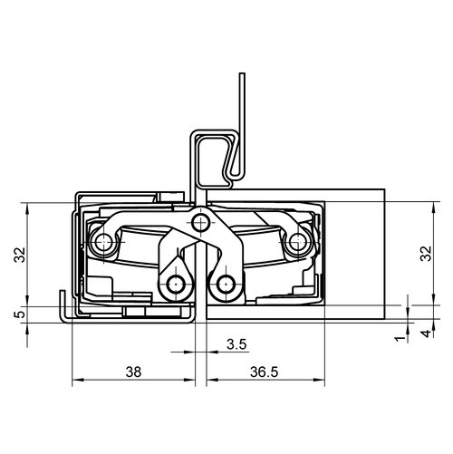 SIMONSWERK ZÁVES TECTUS,TE540 3D, F1