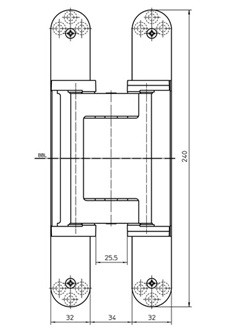 SIMONSWERK ZÁVES TECTUS,TE640 3D A8, F1