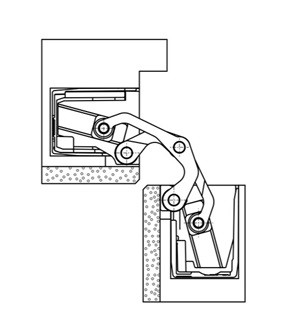 SIMONSWERK ZÁVES TECTUS,TE640 3D A8, F1