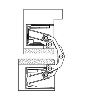 SIMONSWERK ZÁVES TECTUS,TE640 3D A8, F1