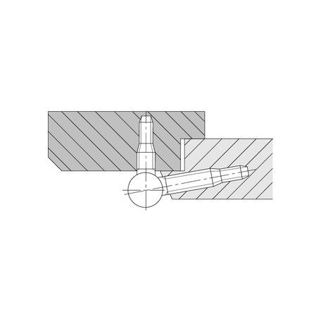 SFS ZÁVES 3D, D15/92mm, 010 S POISTKOU