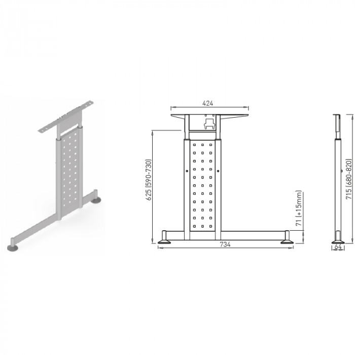 X-VOGA NOHA MARK C700 HV 680-820MM R9006-X