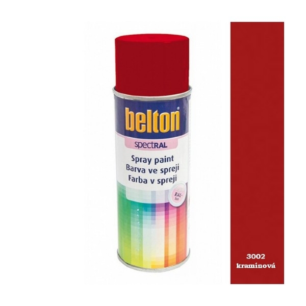 BELTON SPRAY RAL 3002 ČERVENÁ KARMÍNOVÁ 400ML