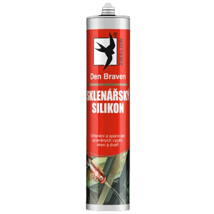 DEN BRAVEN SILIKÓN SKLENÁRSKY TRANSPARENTNÝ 280ML