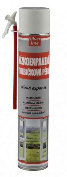 DEN BRAVEN PENA PUR NÍZKOEXPANZNÁ TRUBIČKOVÁ SILVER 750ML