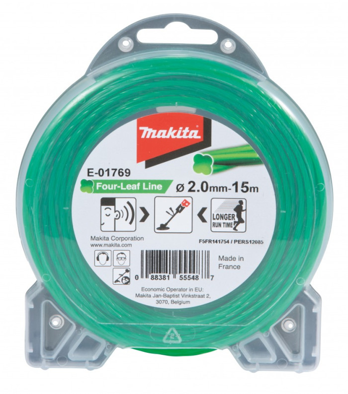 MAKITA LANKO ŽACIE 4HR 2.0MM 15M ZELENÉ E-01769