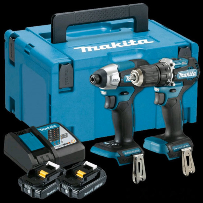 MAKITA DLX2180TJ AKKU SADA DDF487 & DTD157