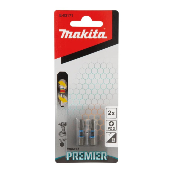 MAKITA NÁSTAVEC IMPACT PREMIER 25MM PZ2 2KS E-03171
