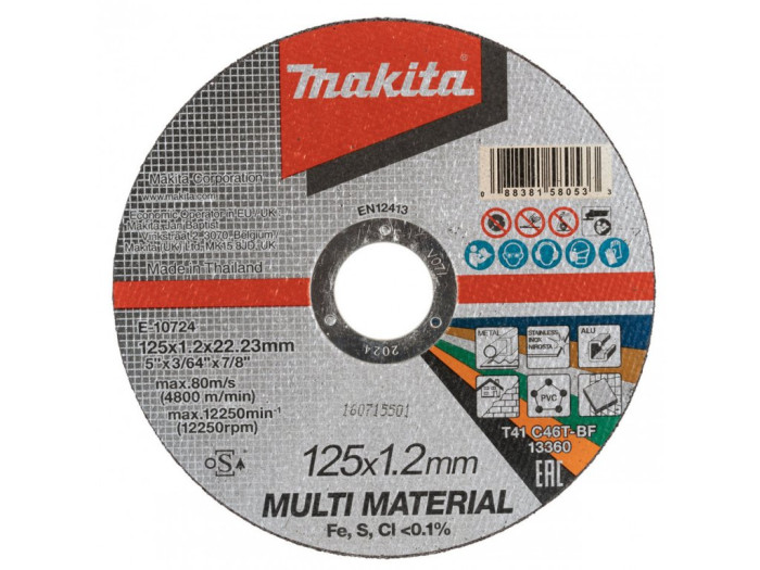 MAKITA KOTÚČ REZNÝ MULTI D125/1.2/22.2MM