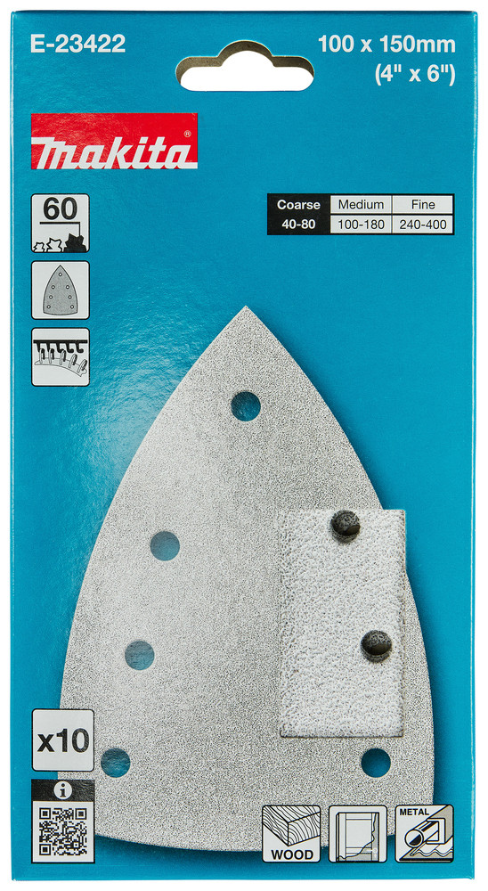 MAKITA PAPIER BRÚSNY DELTA P60 100X150MM E-23422