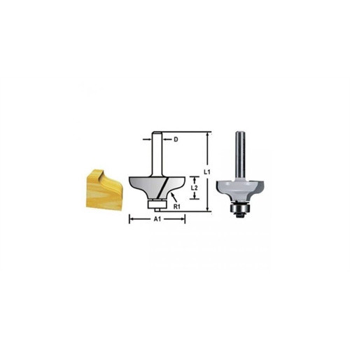 MAKITA FRÉZKA STOPKOVÁ D8MM D48789