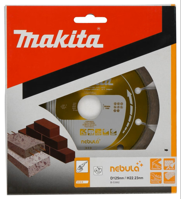 MAKITA KOTÚČ DIAMANTOVÝ ENDURO 125X22 23MM 10H B-53992