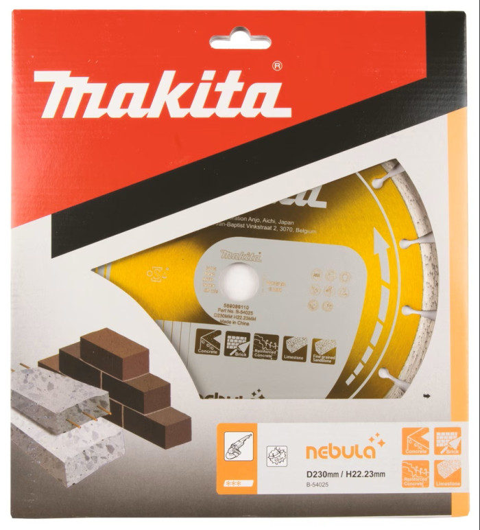 MAKITA KOTÚČ DIAMANTOVÝ 230X10H 22MM B-54025