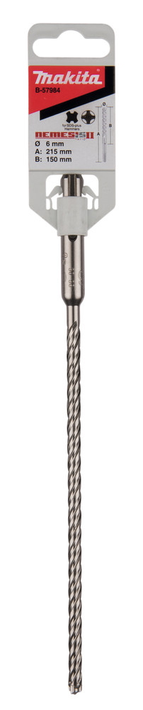 MAKITA VRTÁK SDS-PLUS NEMESIS II 6X215MM B-57984