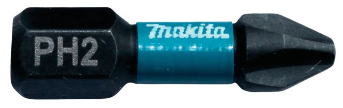 MAKITA NÁSTAVEC IMPACT BLACK 1/4" 25MM PH2 2KS B-63616