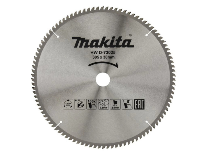 MAKITA KOTÚČ PÍLOVÝ HLINÍK 305/30MM 100Z D-73025