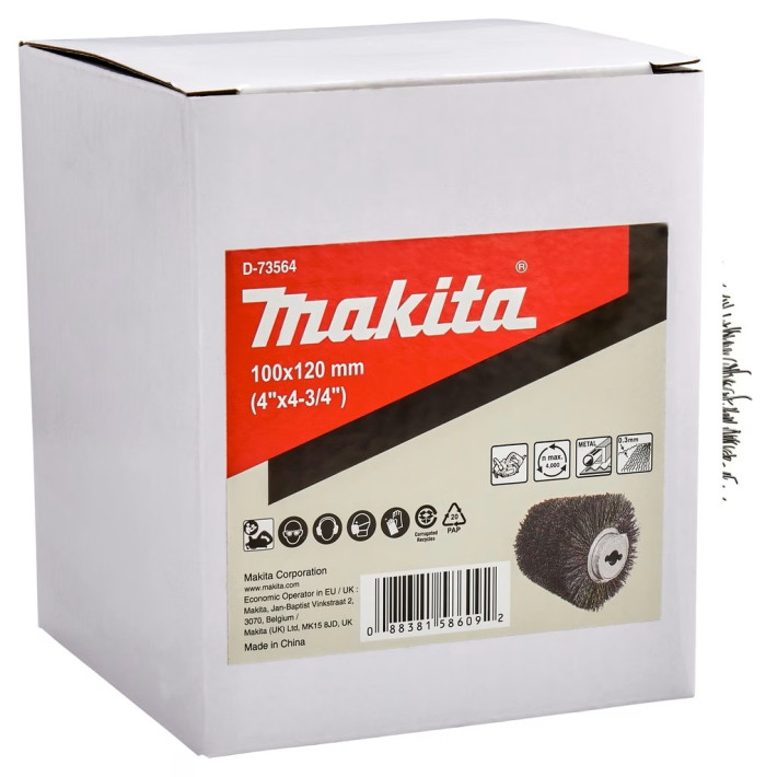 MAKITA KEFA VALCOVÁ OCEĽOVÁ 0.3MM 100X120MM D-73564