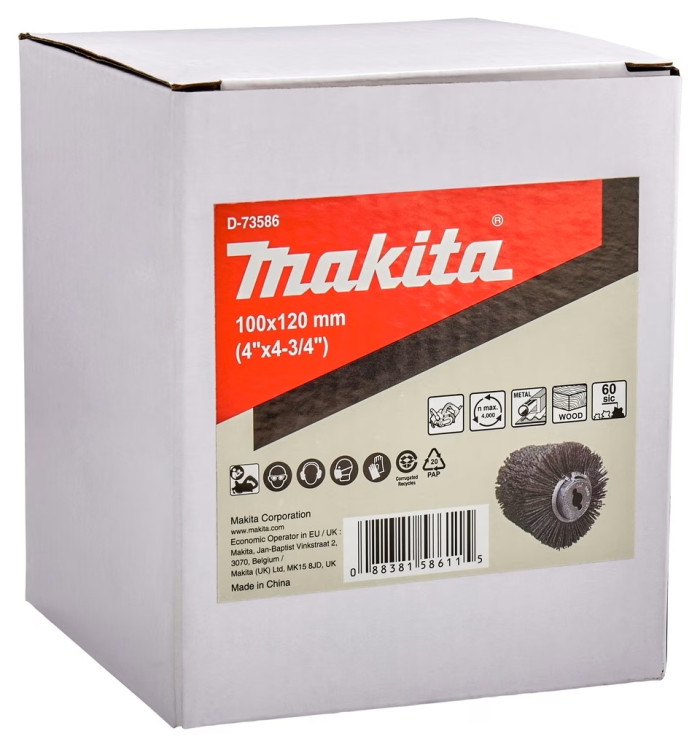 MAKITA KEFA VALCOVÁ NYLON P60 100X120MM D-73586