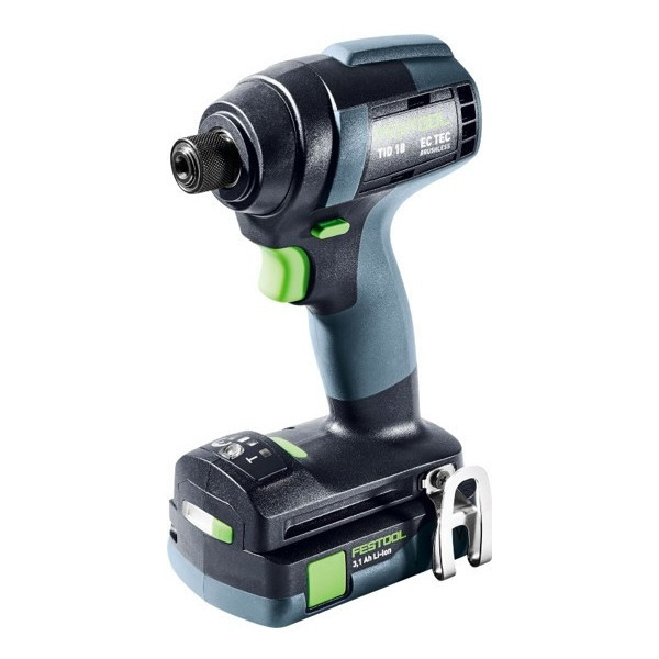 FESTOOL SADA VŔTACIA ŠROUBOVACIA AKUMULÁTOROVA TID18C3.1SET + T18 AKKU RÁZOVÝ UŤAHOVÁK 576492