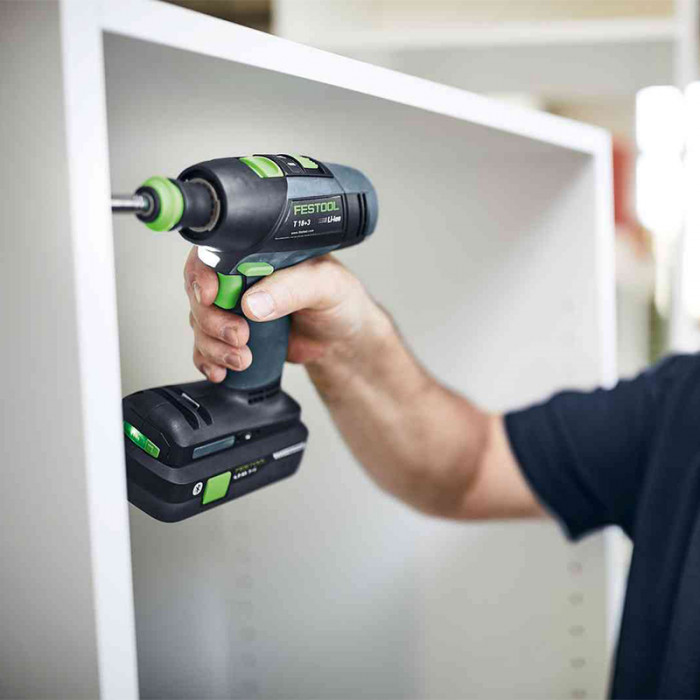 FESTOOL AKU SKRUTKOVAČ VŔTACÍ T18+3 / PÍLA PRIAMOČIARA PSC420EB I-SET 18V